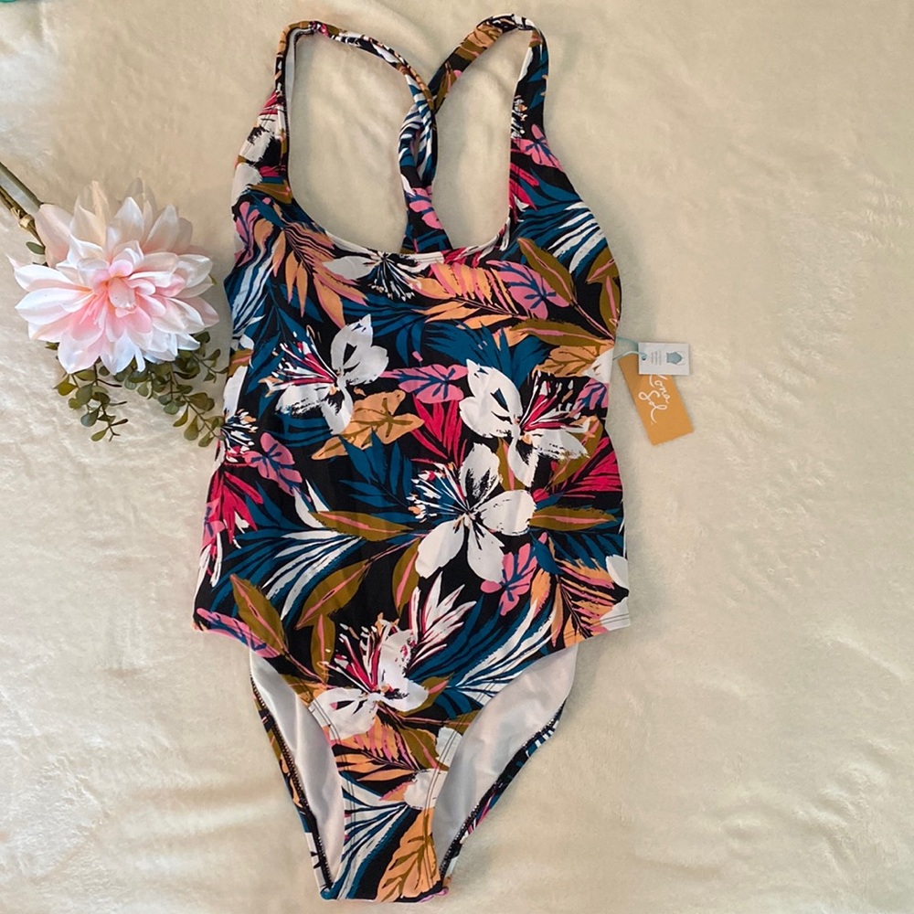 Floral One Piece Swimsuit